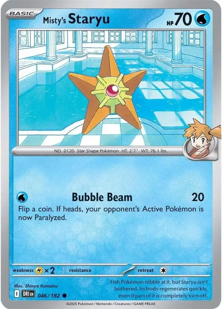 Misty's Staryu, Destined Rivals 046/182