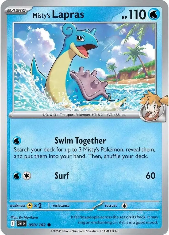 Misty's Lapras, Destined Rivals 050/182