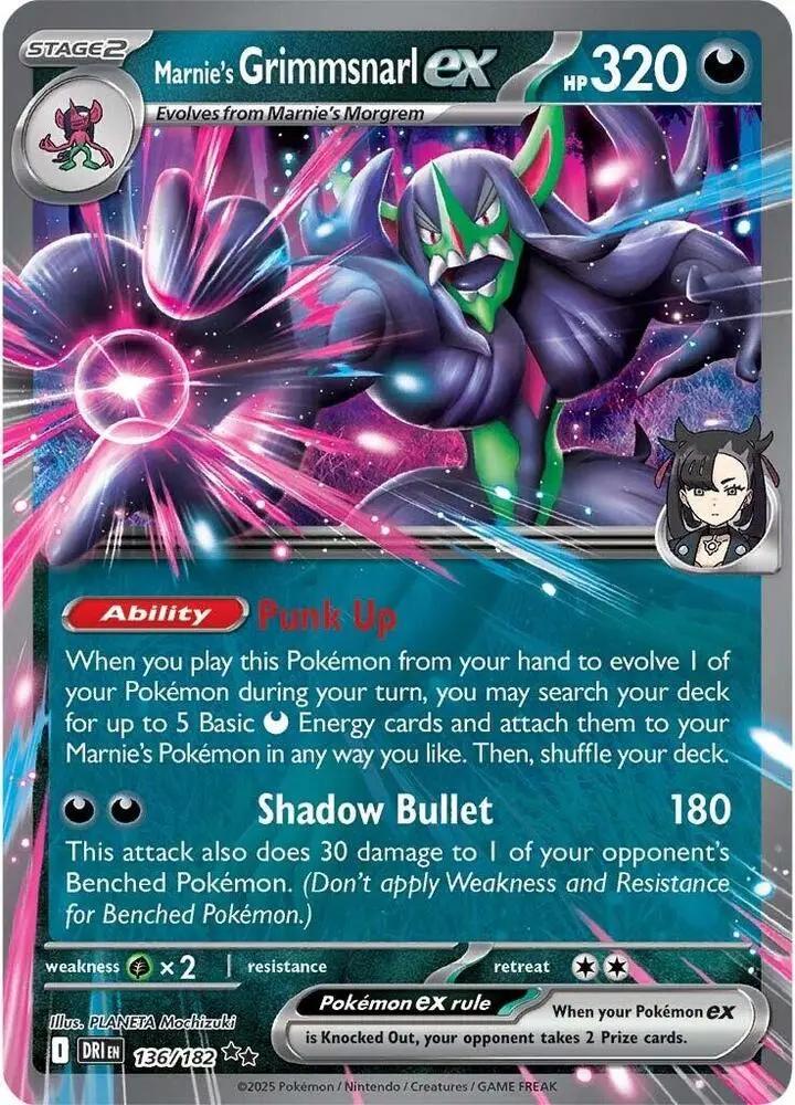 Marnie's Grimmsnarl ex, Destined Rivals 136/182