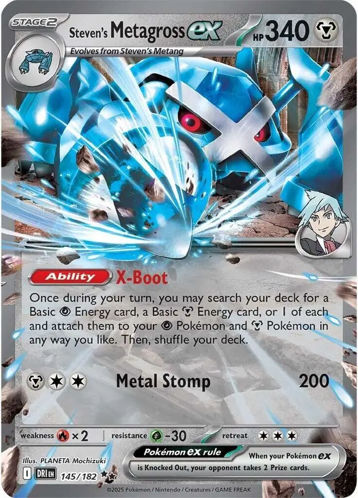 Steven's Metagross ex, Destined Rivals 145/182