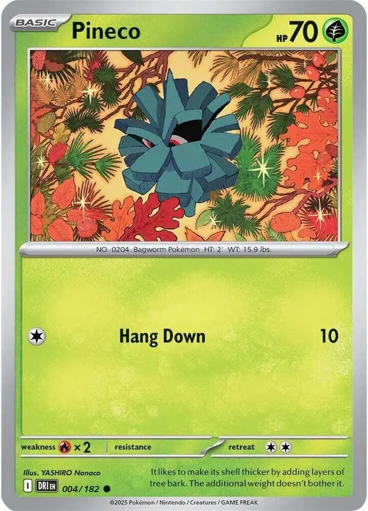 Pineco, Destined Rivals 004/182