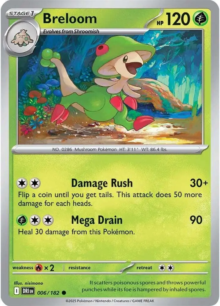 Breloom, Destined Rivals 006/182