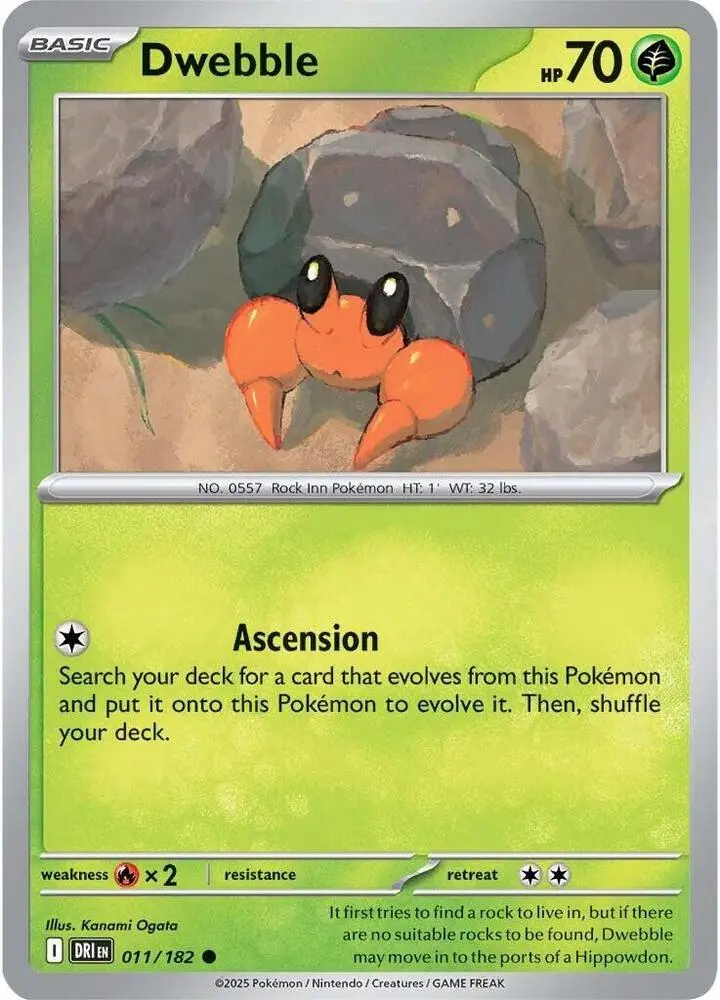 Dwebble, Destined Rivals 011/182