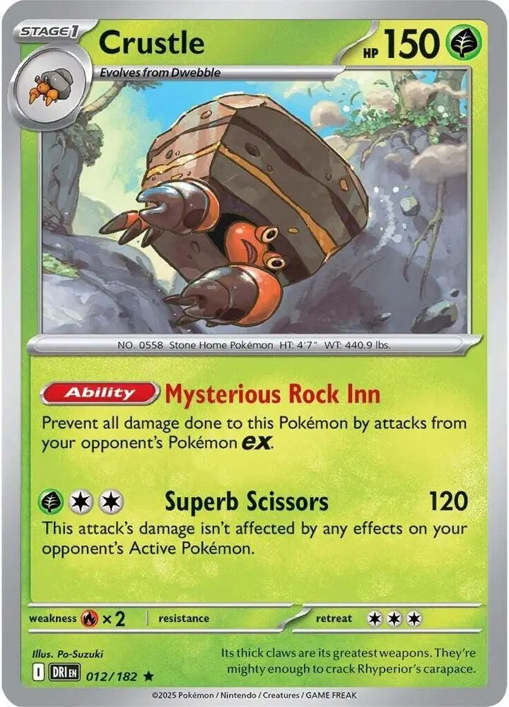 Crustle, Destined Rivals 012/182