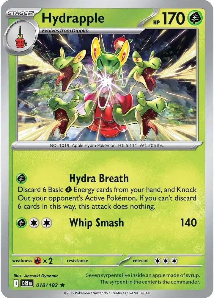 Hydrapple, Destined Rivals 018/182