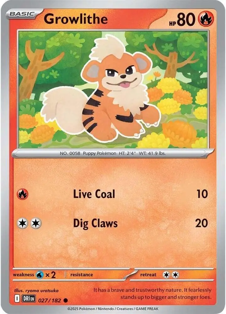 Growlithe, Destined Rivals 027/182