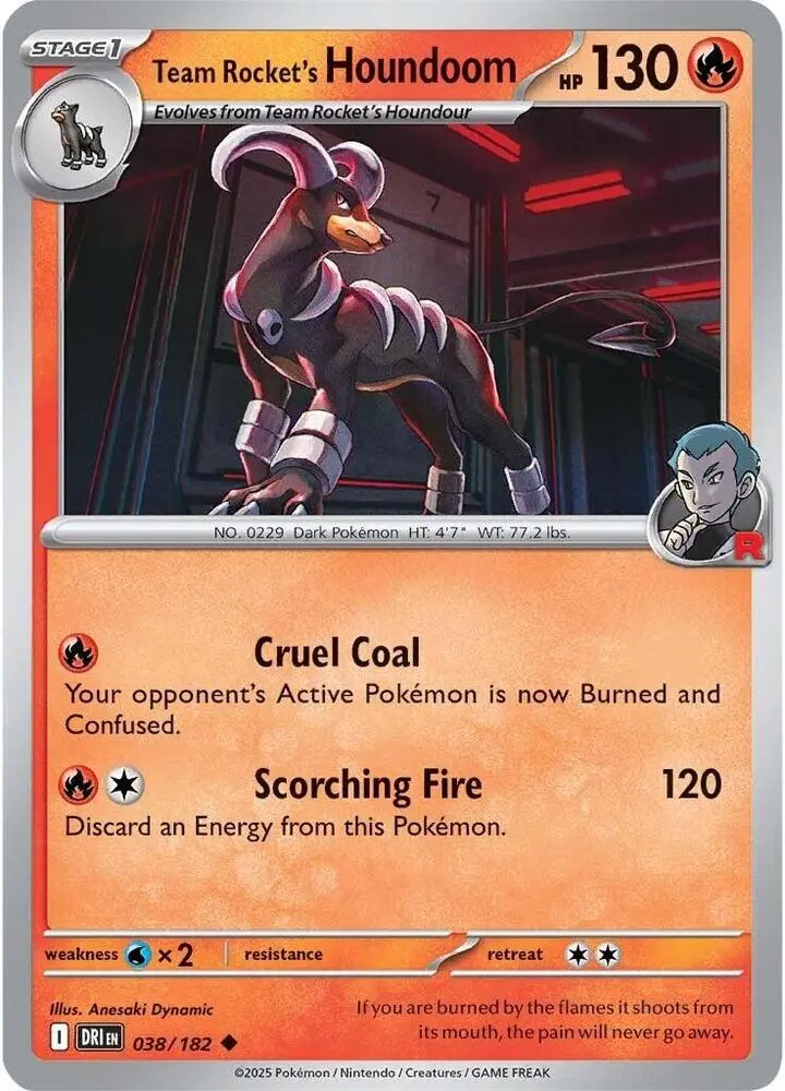 Team Rocket's Houndoom, Destined Rivals 038/182