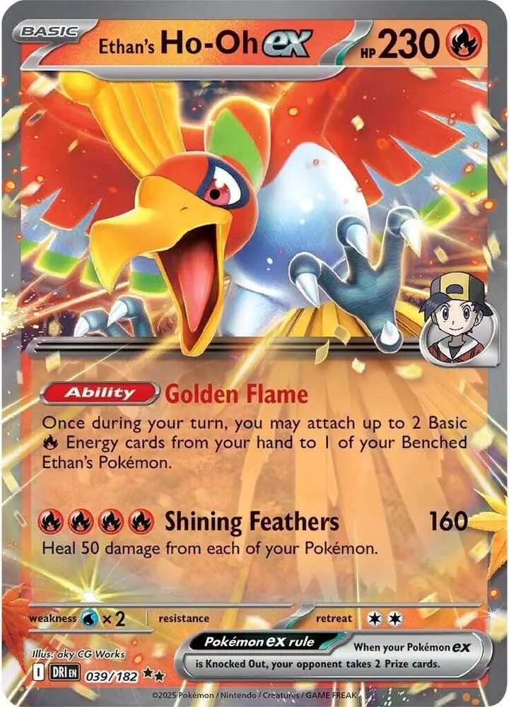 Ethan's Ho-Oh ex, Destined Rivals 039/182