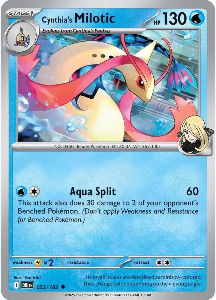 Cynthia's Milotic, Destined Rivals 053/182