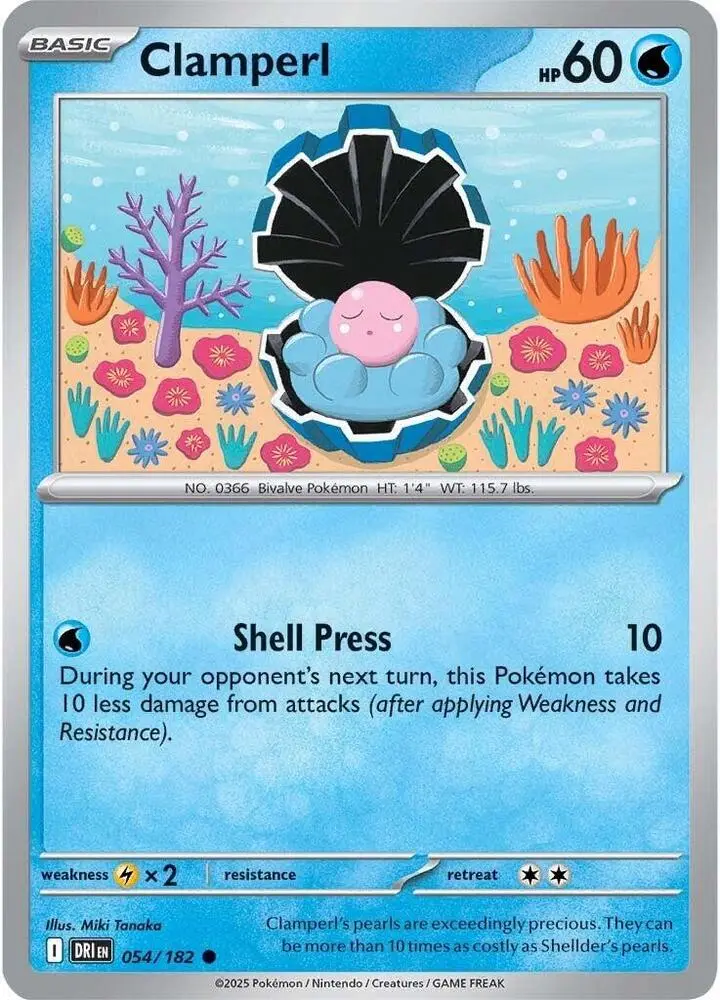 Clamperl, Destined Rivals 054/182