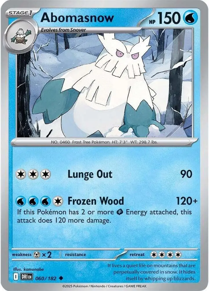 Abomasnow, Destined Rivals 060/182