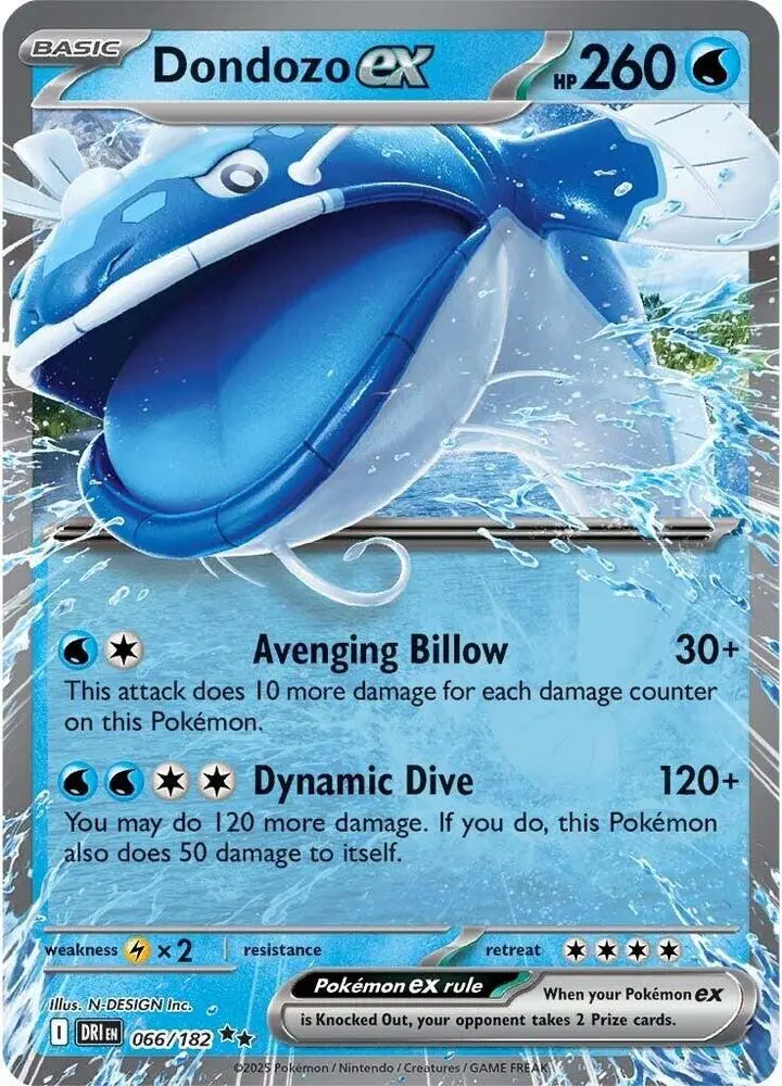 Dondozo ex, Destined Rivals 066/182