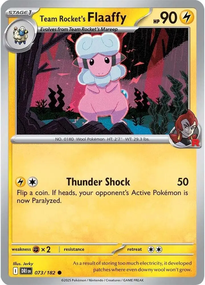 Team Rocket's Flaaffy, Destined Rivals 073/182