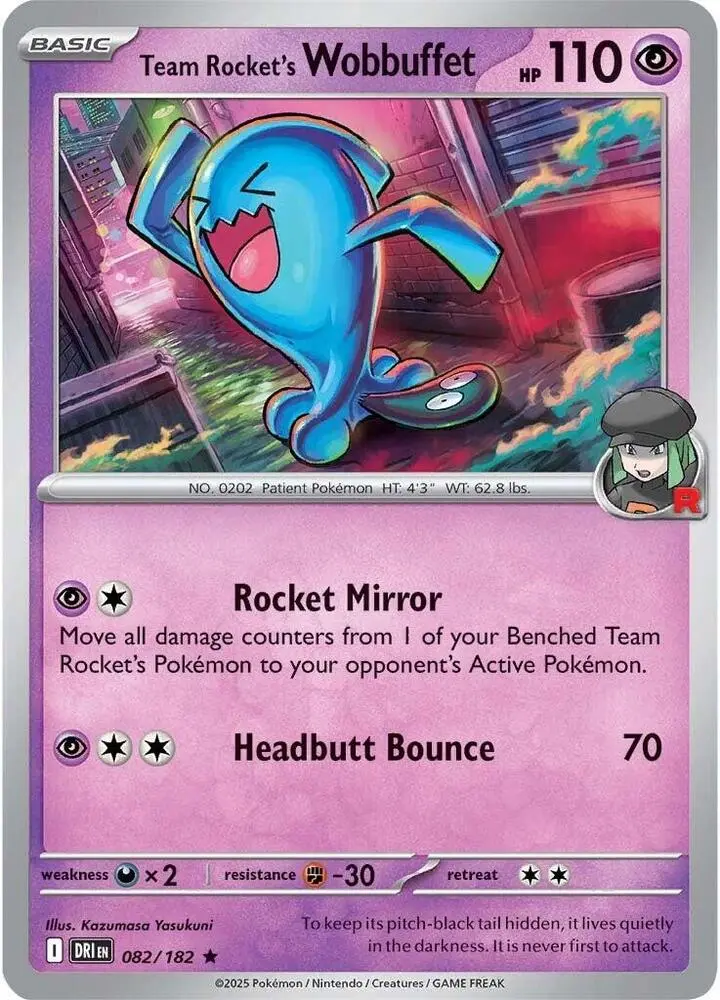 Team Rocket's Wobbuffet, Destined Rivals 082/182