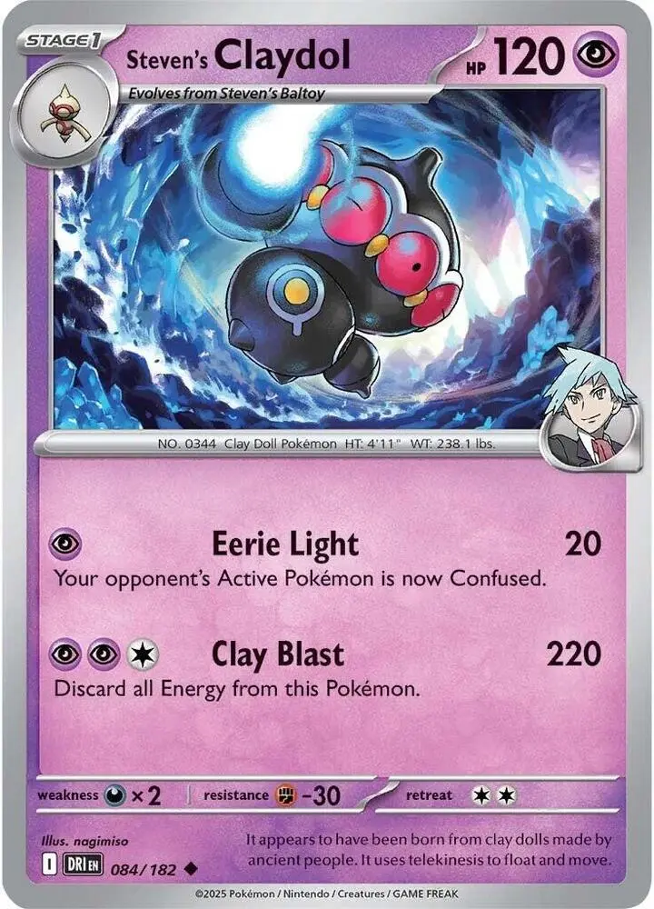 Steven's Claydol, Destined Rivals 084/182
