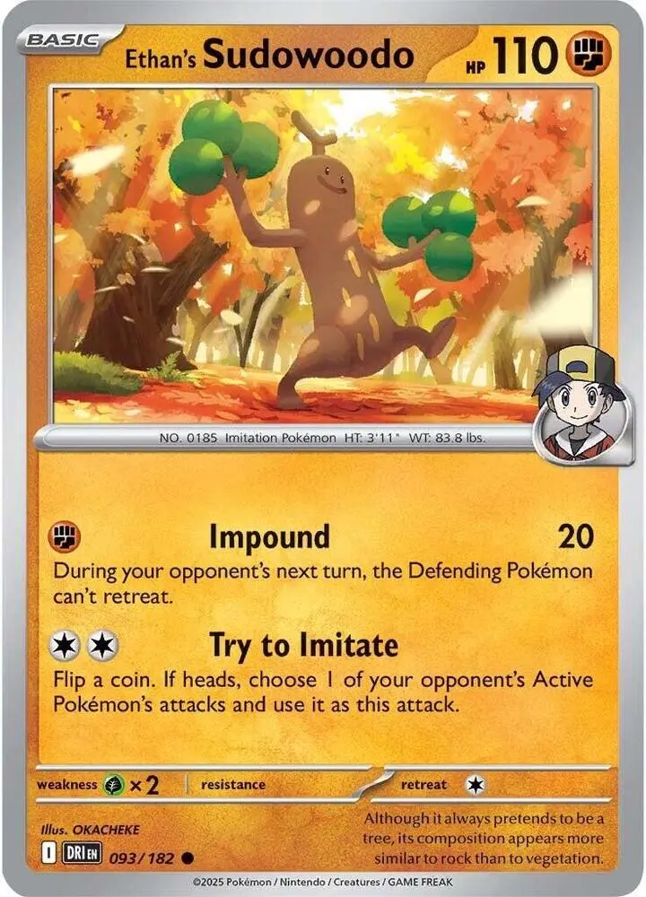 Ethan's Sudowoodo, Destined Rivals 093/182