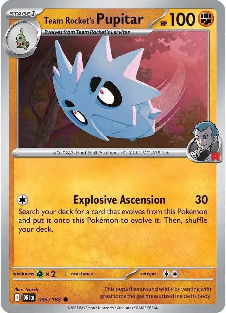 Team Rocket's Pupitar, Destined Rivals 095/182