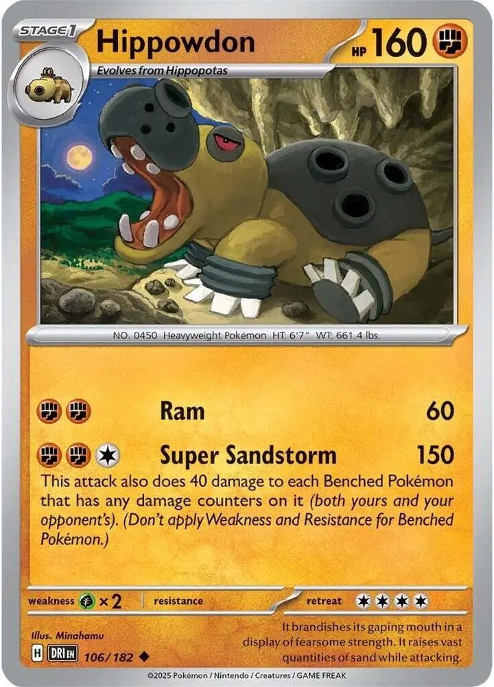 Hippowdon, Destined Rivals 106/182