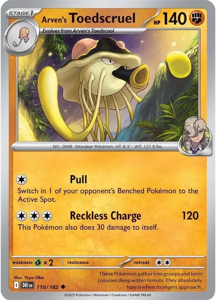 Arven's Toedscruel, Destined Rivals 110/182