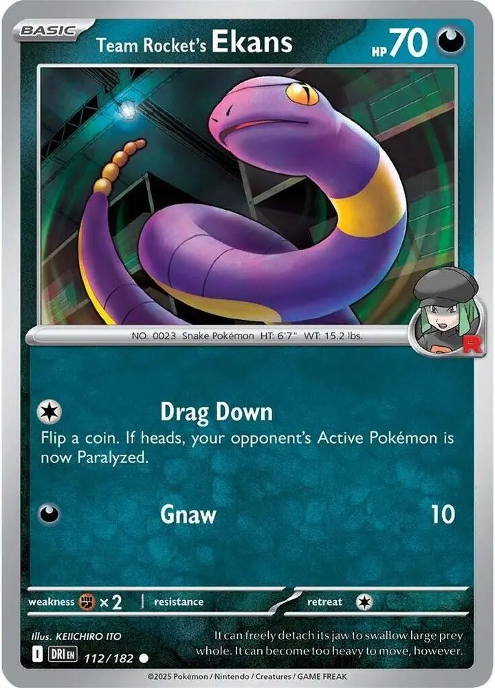Team Rocket's Ekans, Destined Rivals 112/182