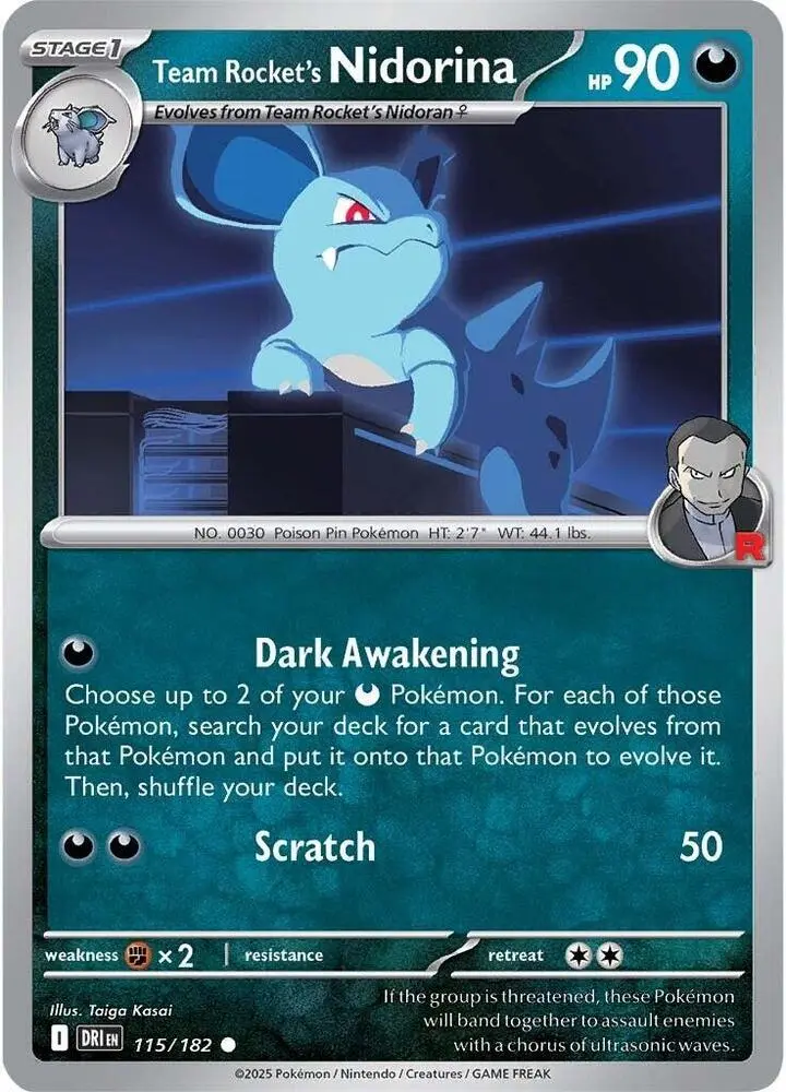 Team Rocket's Nidorina, Destined Rivals 115/182
