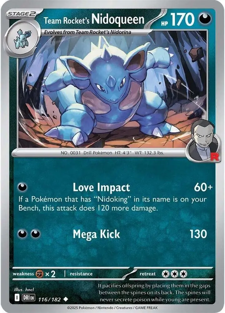 Team Rocket's Nidoqueen, Destined Rivals 116/182