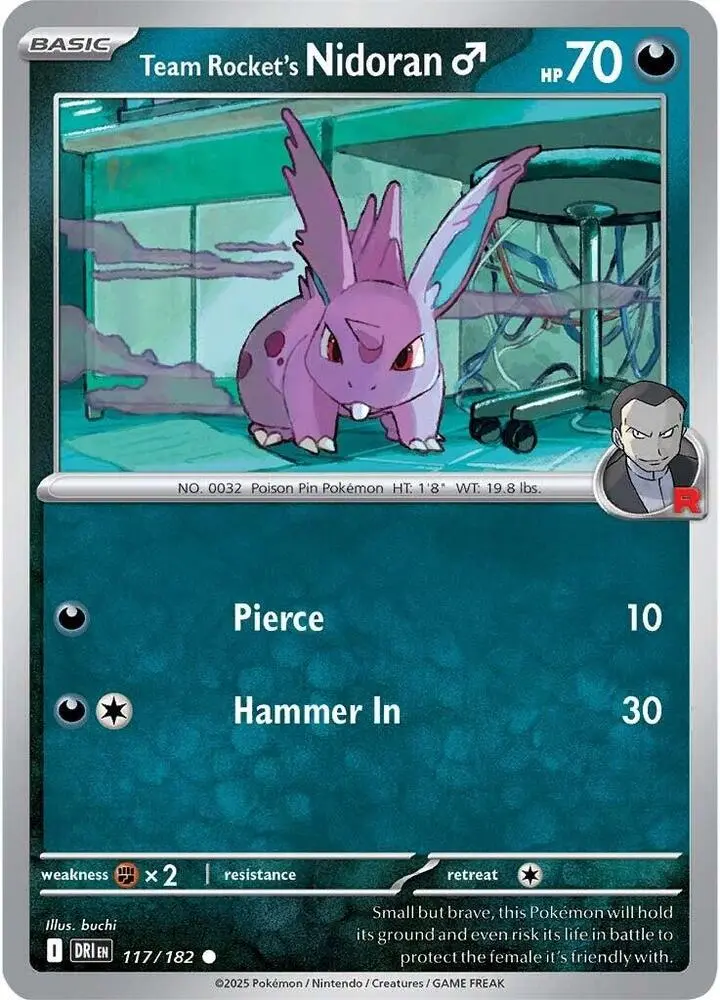 Team Rocket's Nidoran♂, Destined Rivals 117/182
