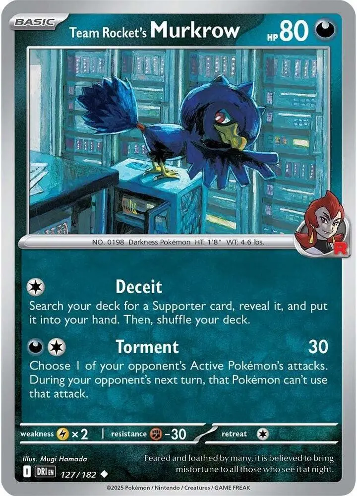 Team Rocket's Murkrow, Destined Rivals 127/182