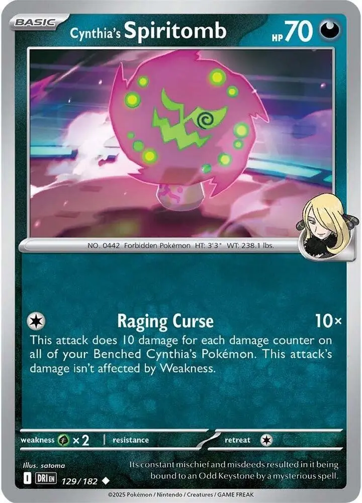 Cynthia's Spiritomb, Destined Rivals 129/182