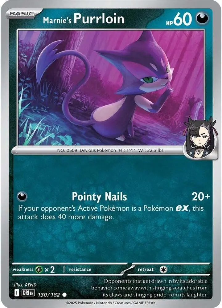 Marnie's Purrloin, Destined Rivals 130/182