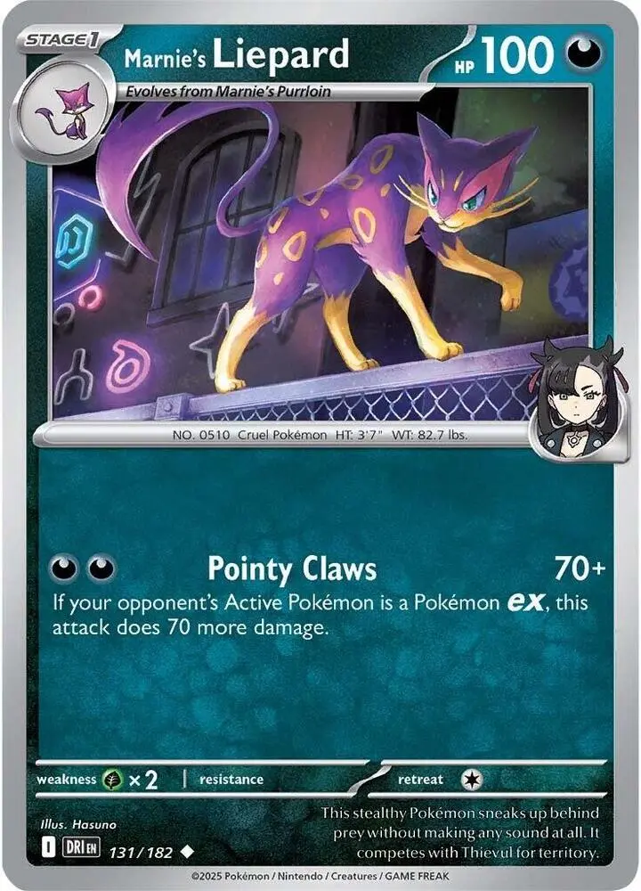 Marnie's Liepard, Destined Rivals 131/182