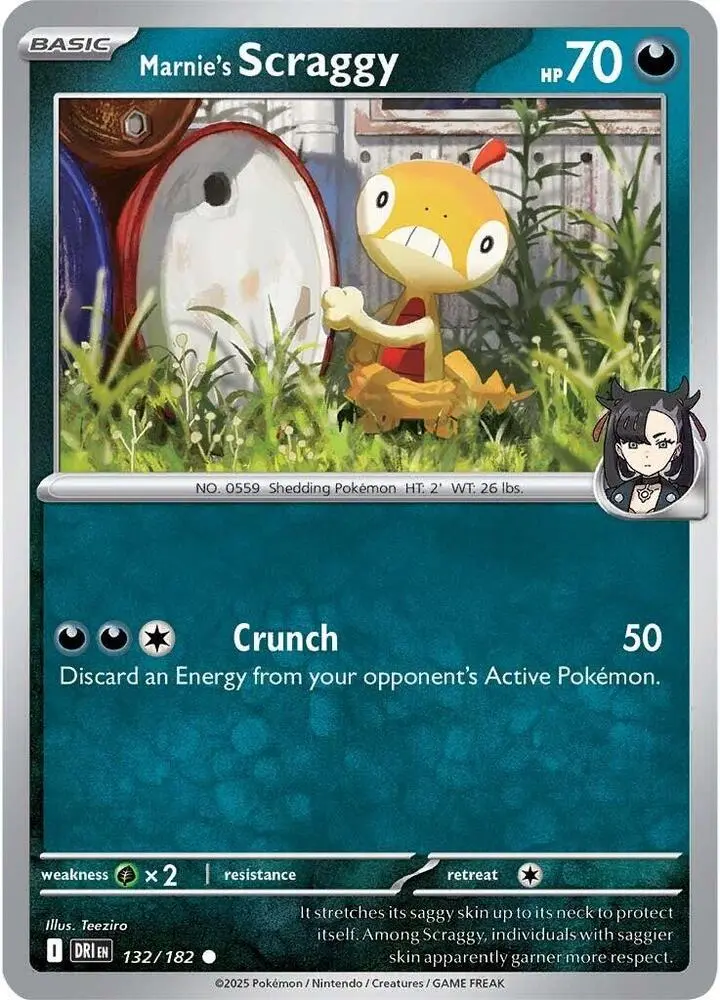Marnie's Scraggy, Destined Rivals 132/182