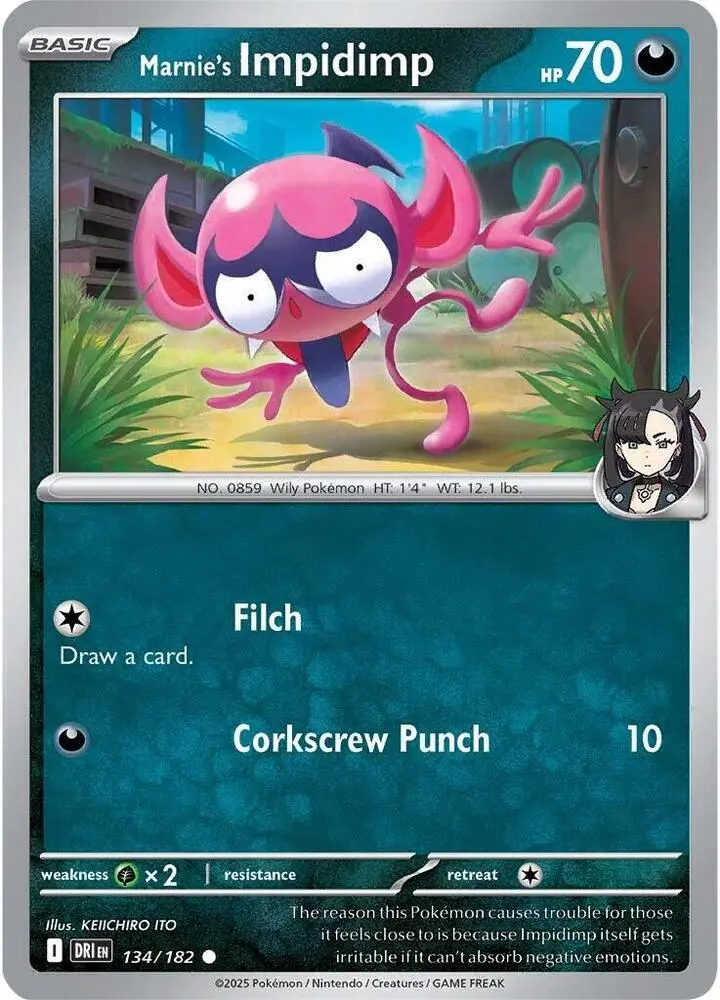 Marnie's Impidimp, Destined Rivals 134/182