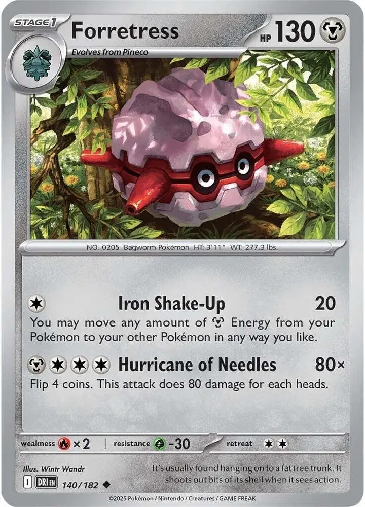 Forretress, Destined Rivals 140/182
