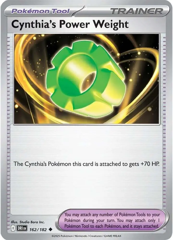 Cynthia's Power Weight, Destined Rivals 162/182
