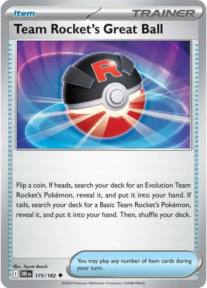 Team Rocket's Great Ball, Destined Rivals 175/182