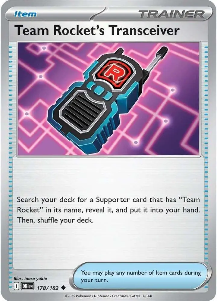 Team Rocket's Transceiver, Destined Rivals 178/182
