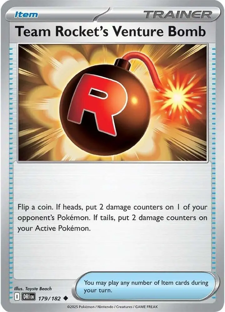 Team Rocket's Venture Bomb, Destined Rivals 179/182