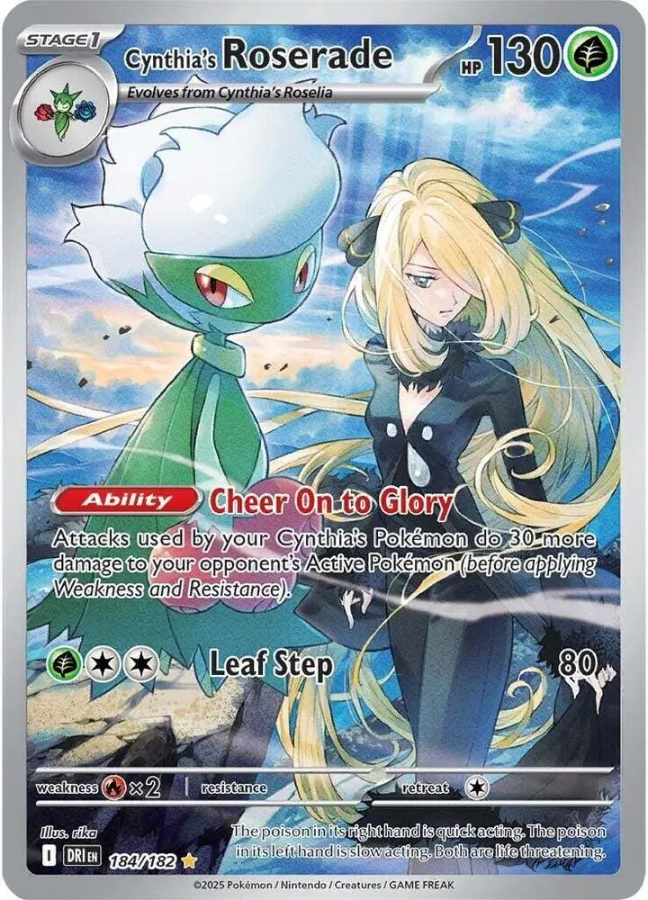 Cynthia's Roserade, Destined Rivals 184/182