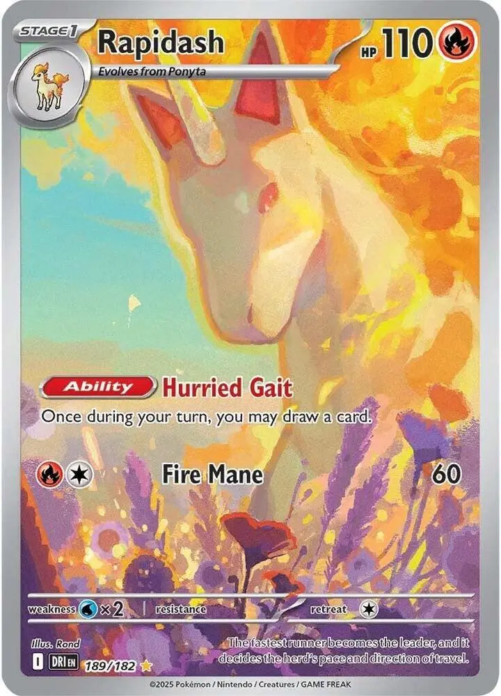 Rapidash, Destined Rivals 189/182