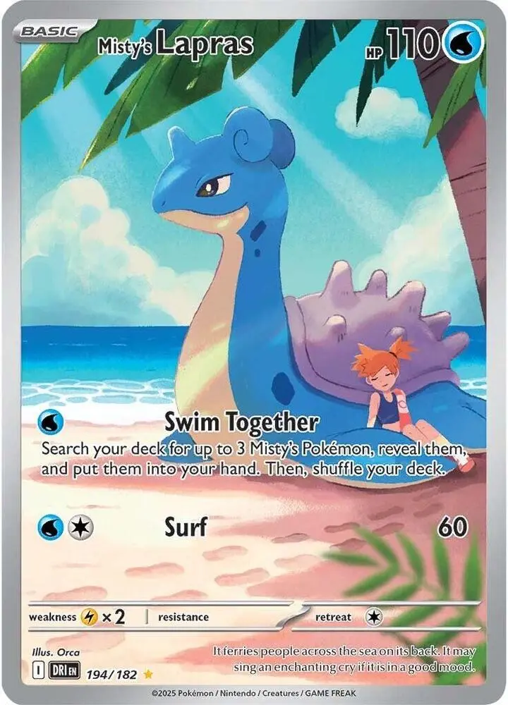 Misty's Lapras, Destined Rivals 194/182