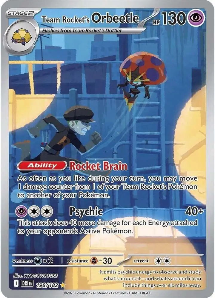 Team Rocket's Orbeetle, Destined Rivals 198/182