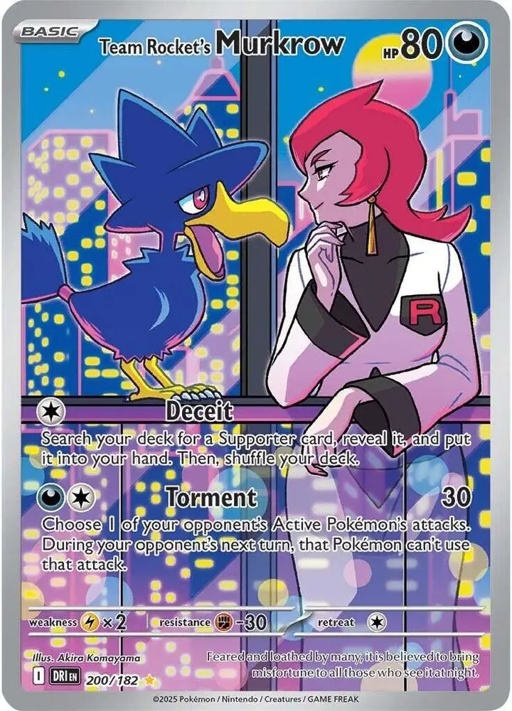 Team Rocket's Murkrow, Destined Rivals 200/182