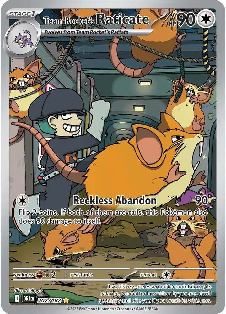 Team Rocket's Raticate, Destined Rivals 202/182