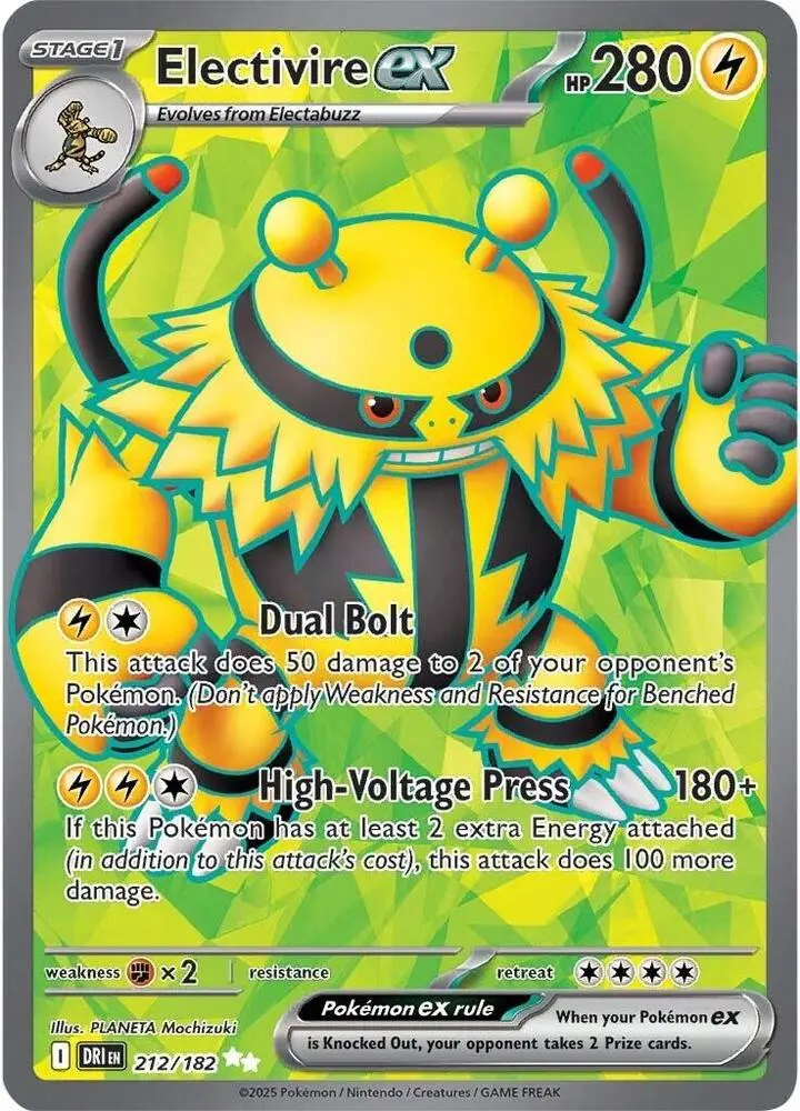 Electivire ex, Destined Rivals 212/182