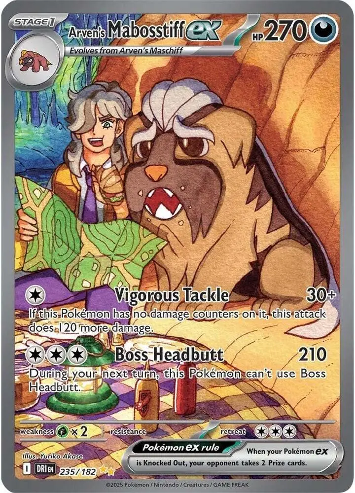 Arven's Mabosstiff ex, Destined Rivals 235/182