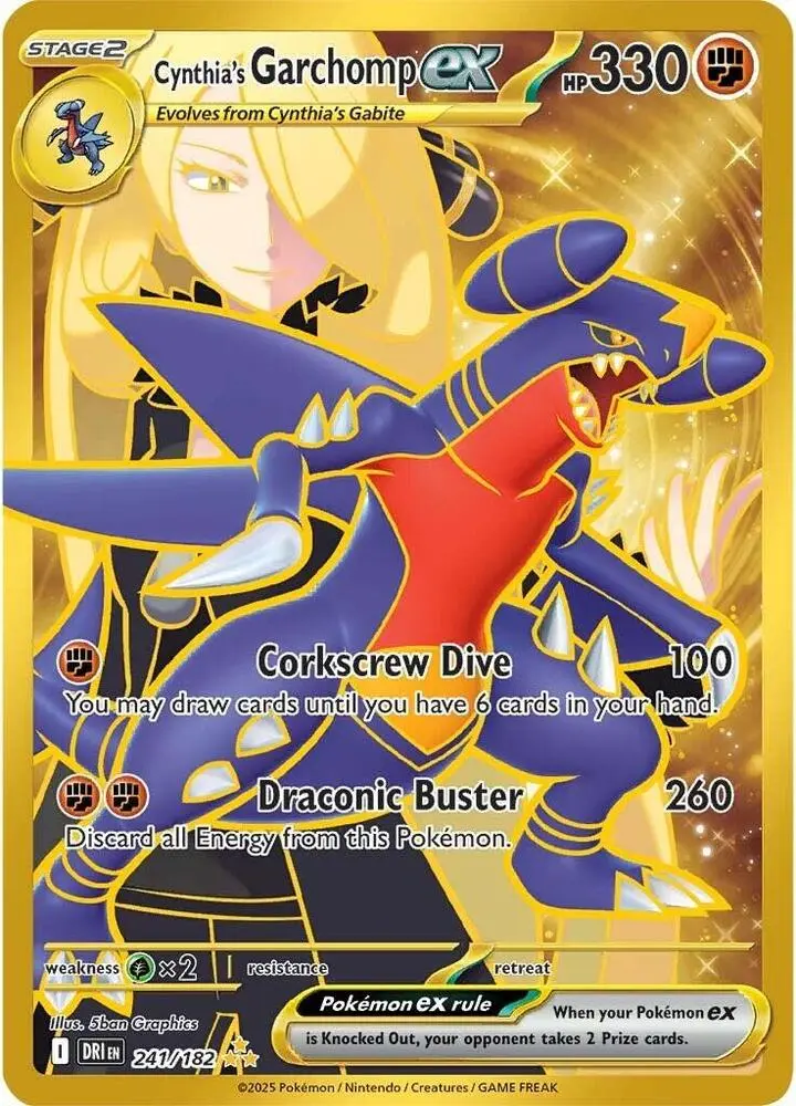 Cynthia's Garchomp ex, Destined Rivals 241/182