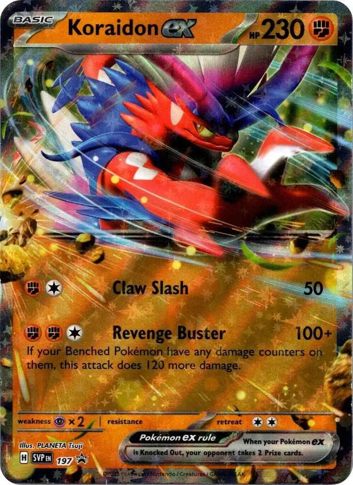 Koraidon ex, SVP Black Star Promos 197/225
