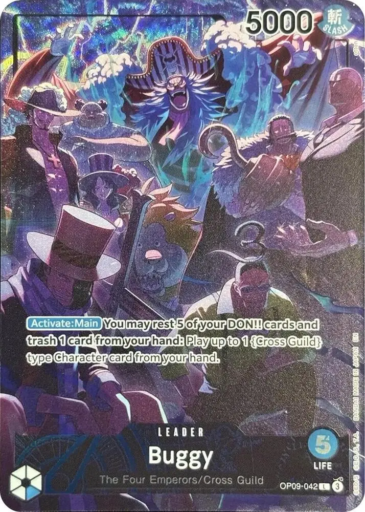 Buggy (English Version 2nd Anniversary Set), One Piece Promotion Cards OP09-042