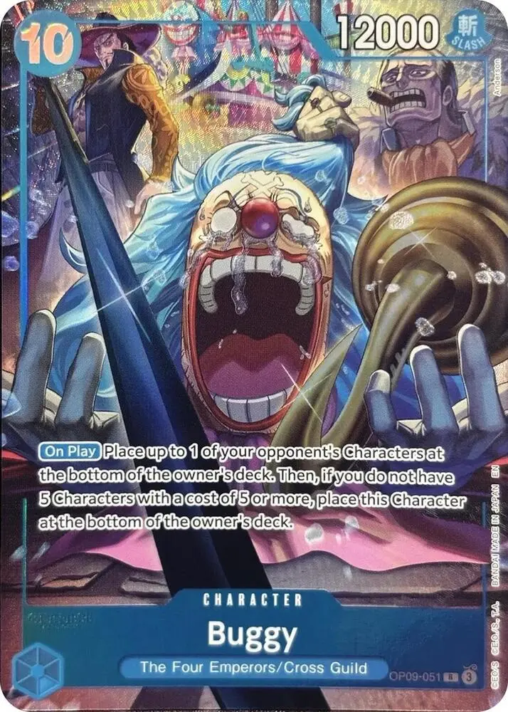 Buggy (English Version 2nd Anniversary Set), One Piece Promotion Cards OP09-051